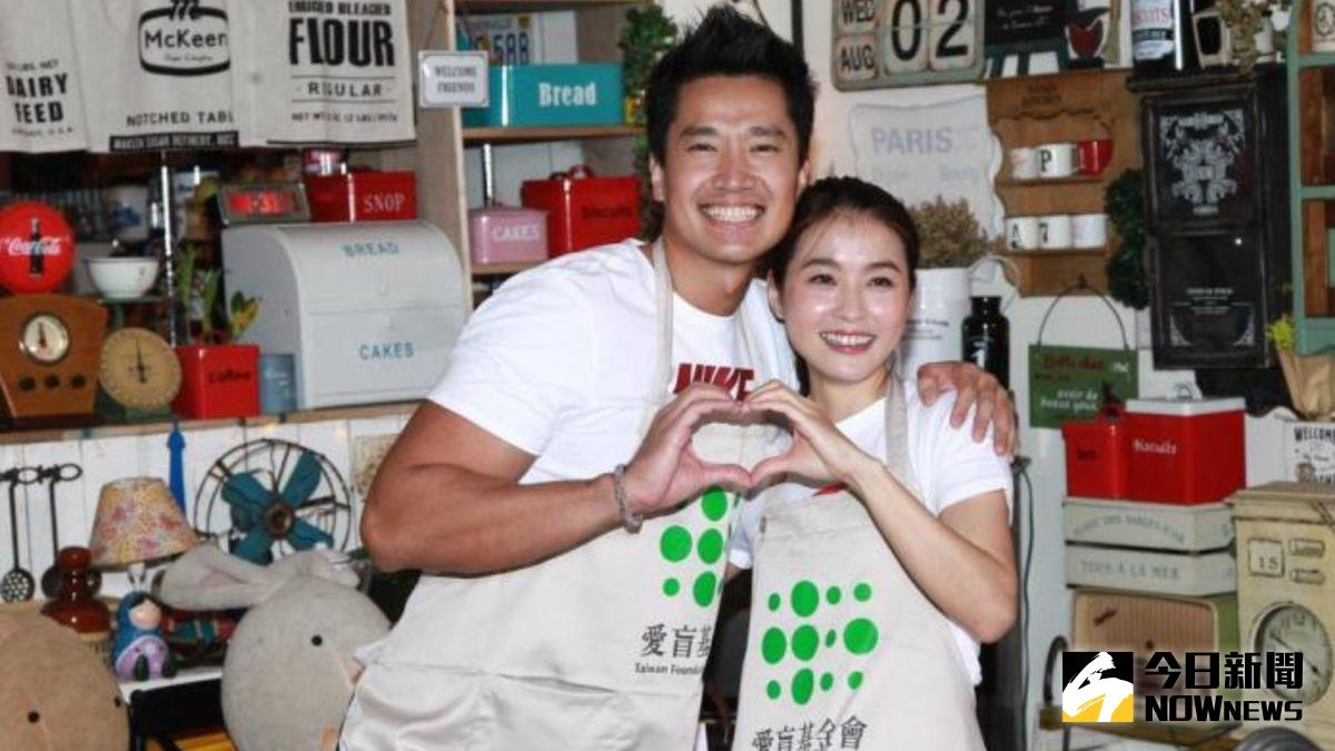 ▲女藝人和球星交往、分手的例子不少，小嫻（右）和何守正就是其中一對。（圖／記者葉政勳攝）