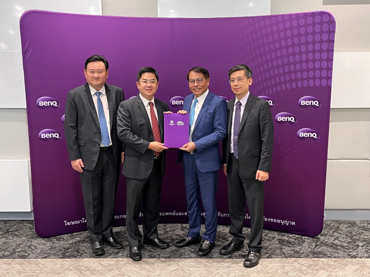 ▲明基三豐旗下明基口腔今（29）日與泰國Dental Corporation Public Company Limited簽署代理合約及合作備忘錄，拓展泰國數位牙科市場。（圖／明基三豐提供）