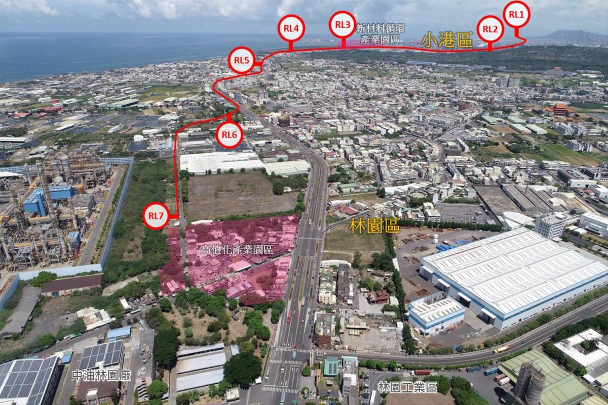 ▲高捷小港林園線環評過關，最快今年底可動工，目標是119年完工通車。（圖／高市府捷運局提供）