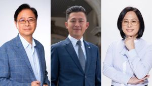 張善政林智堅賴香伶合成照 ▲桃園市長選情最新民調,民進黨林智堅以29%支持率領先國民黨張善政的27%,兩人差距僅2%,民眾黨賴香伶支持率則為5%。(圖/資料合成照)