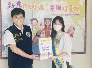 ▲移民署南區事務大隊台南市第一服務站特別邀請她擔任多元文化大使及協助校園反毒宣傳。（圖／移民署提供）