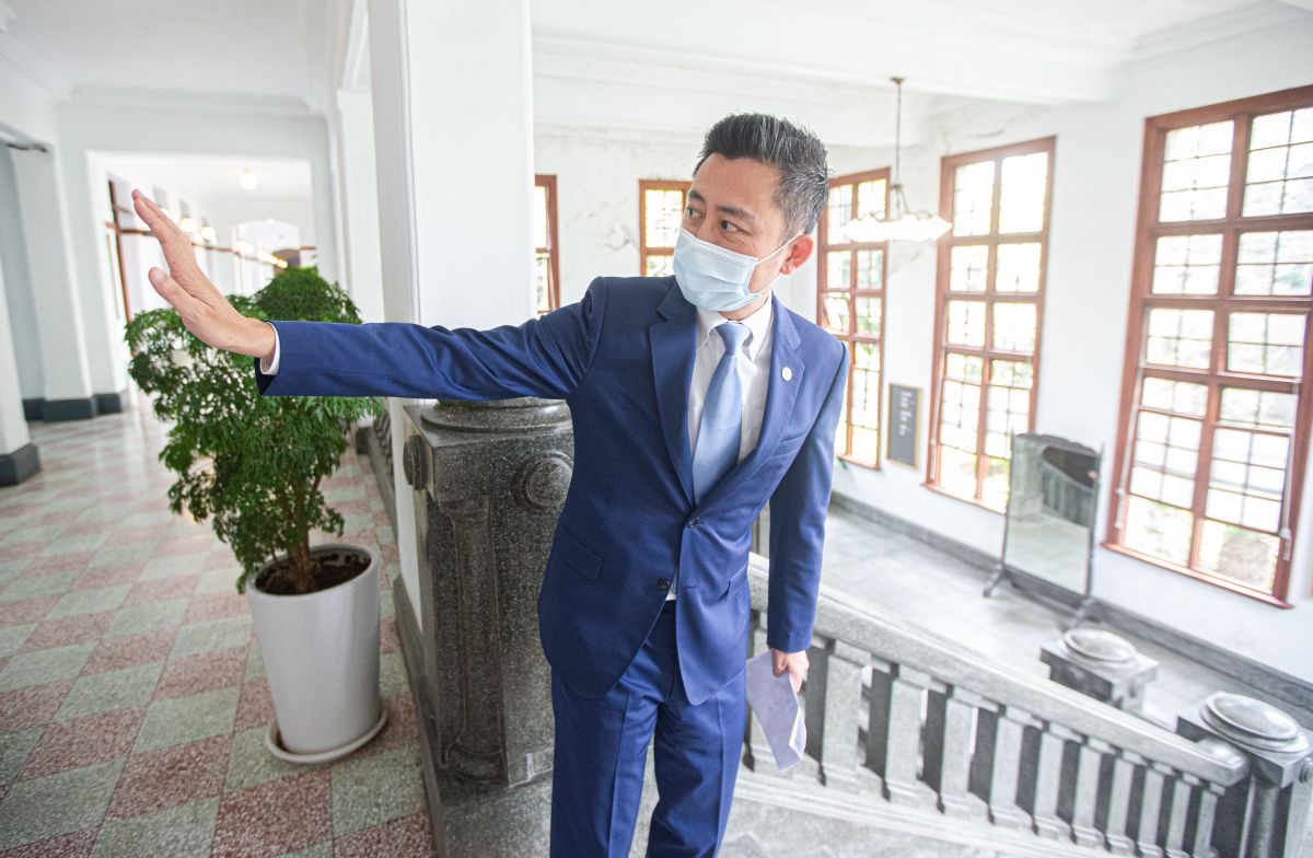 ▲新竹市長林智堅表示，吃飯每天都要吃，沒有酒天天喝，這說法太廉價了。（資料圖／記者葉政勳攝）