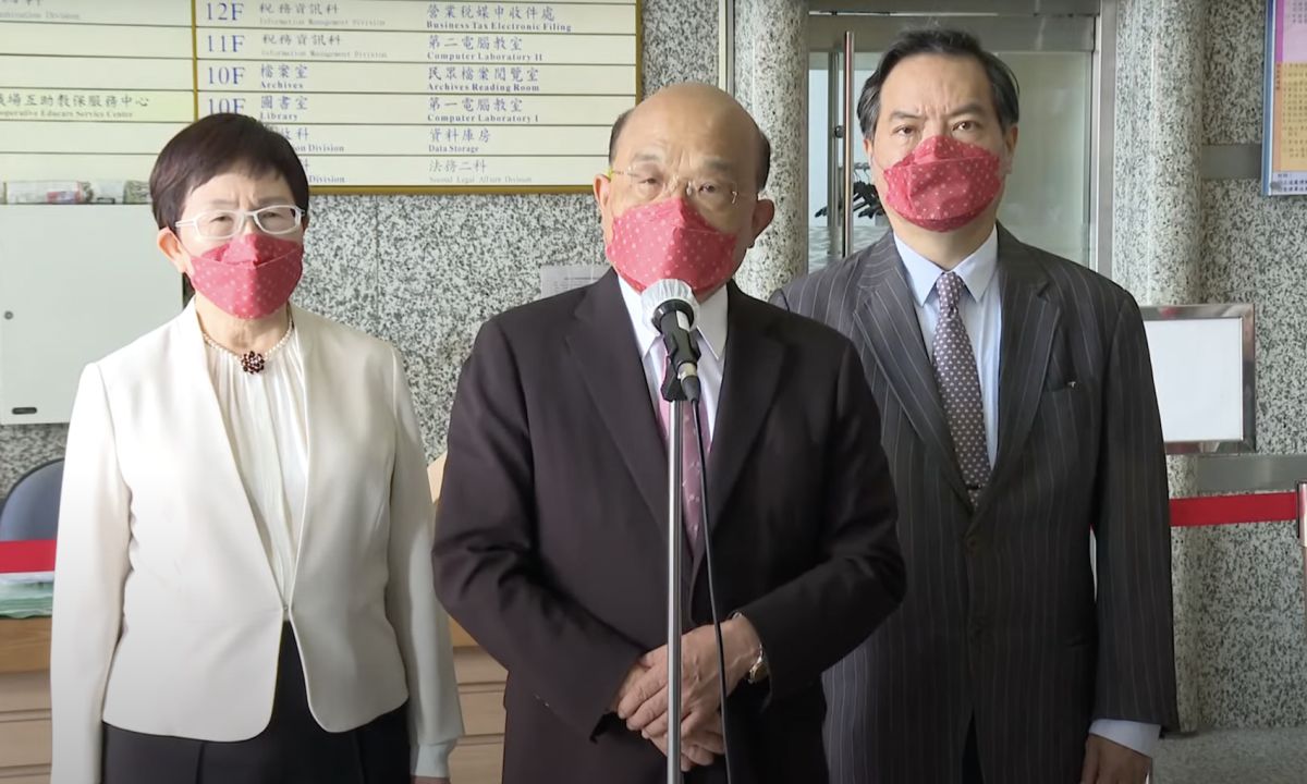 ▲行政院長蘇貞昌表示，香港是好是壞，看香港人民所受的痛苦、經濟就一目了然。（圖／翻攝自行政院直播）