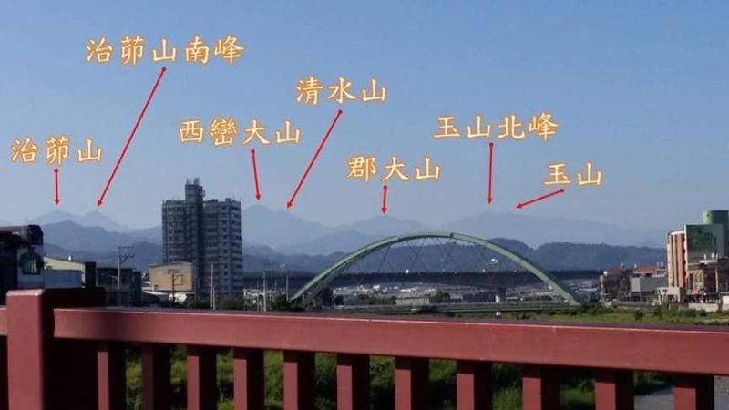 ▲盧秀燕分享網友照片，這幾天在台中可以清楚看到許多遠山。（圖／盧秀燕臉書，2022.07.04）