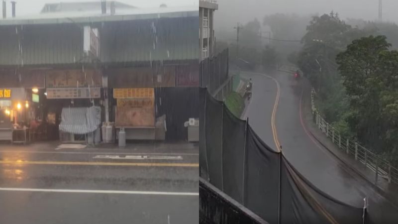 ▲暴雨再加上雷聲轟轟作響，許多人也建議不要輕易上山送餐，就怕被雷擊，增加危險性。（圖／外送員的奇聞怪事）