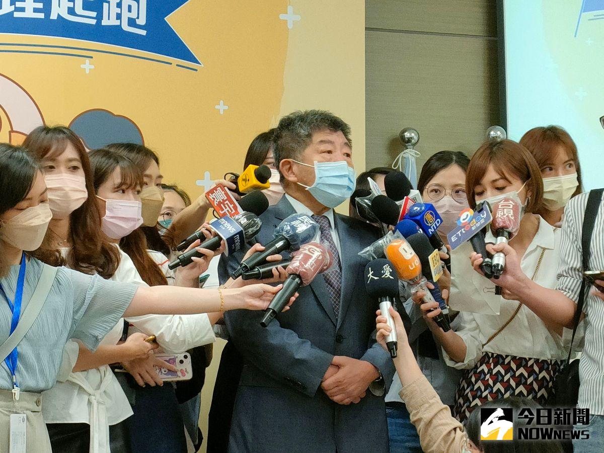 ▲衛福部長陳時中今（5）日出席「同心攜手對抗慢性病 代謝症候群管理起跑」記者會。（圖／記者許若茵攝，2022.07.05）