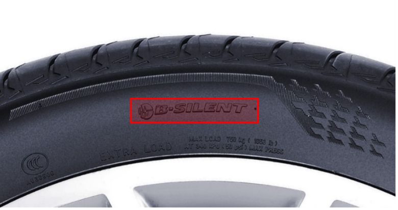 ▲T005 EV 輪胎採用B·SILENT 靜謐技術，以內部海綿吸收輪胎內部產生的聲波。（圖／官方提供）