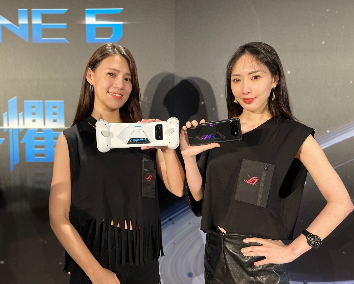 ▲ROG Phone推出後續機ROG  Phone 6 以及ROG Phone 6 Pro，搭載高通Snapdragon 8+ Gen 1處理器，並載入最新的「GameCool 6散熱系統」。(圖／記者周淑萍攝)