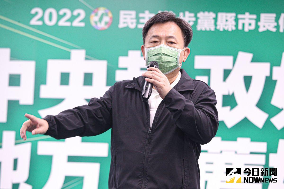 ▲民進黨秘書長林錫耀表示，民進黨提名縣市長人選應可在7月17日全代會前敲定。（圖／記者葉政勳攝，2022.07.06）