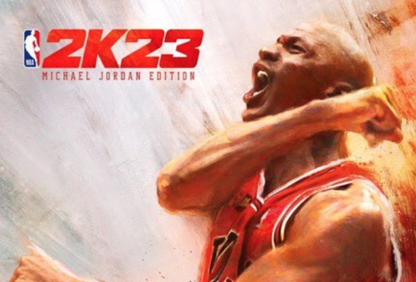 ▲Michael Jordan榮獲2K23封面。（圖／取自NBA2K推特）