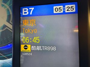 林氏璧出發去日本 ▲林氏璧出發前分享航班資訊。(圖/翻攝「日本自助旅遊中毒者」臉書)