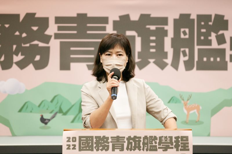 ▲沈慧虹分享對青年的期許及城市治理心法。（圖／沈慧虹辦公室提供）