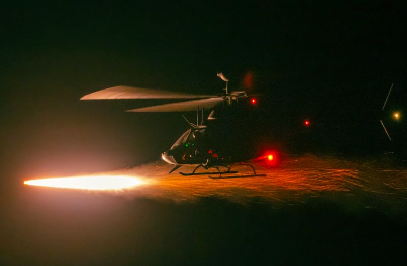▲神鷹操演OH-58D直升機發射地獄火飛彈。（圖／第四作戰區提供）