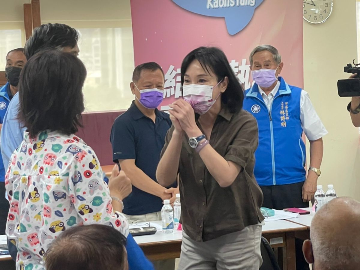 ▲柯志恩規劃將走訪高雄38區。（圖／記者鄭婷襄攝，2022.07.08）