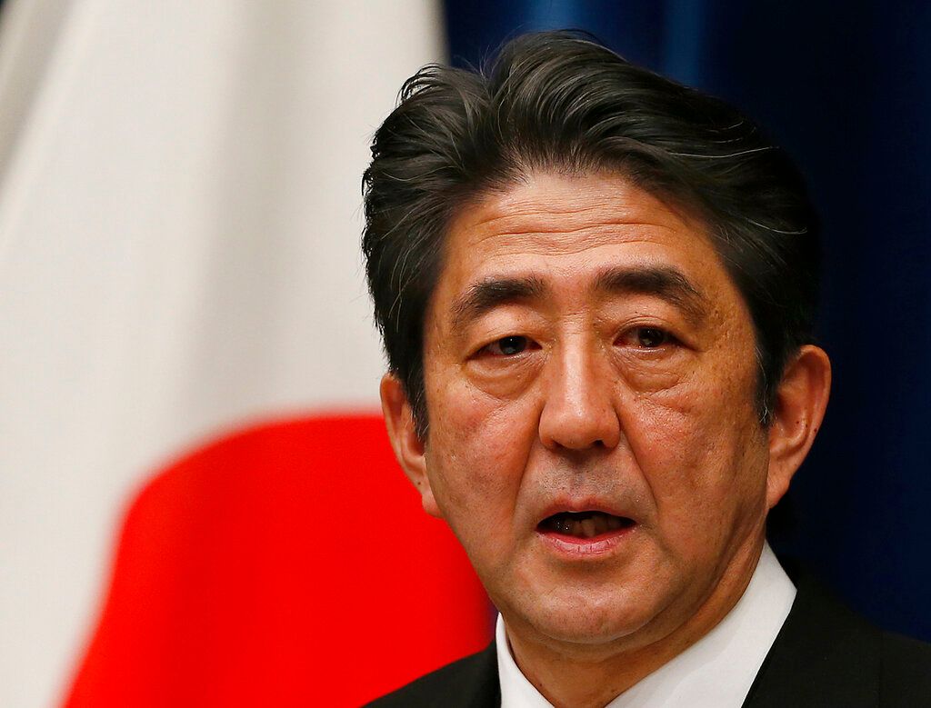 ▲日本前首相安倍晉三7月時遇襲身亡，日本政府預定為他舉辦國葬，卻引起社會議論。資料照。（圖／美聯社／達志影像）