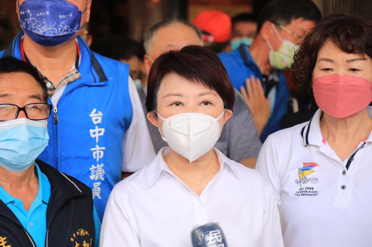 ▲台中市長盧秀燕今表示，希望日本前首相安倍晉三在天之靈，能繼續庇佑台日邦誼永固。（圖／台中市政府提供，2022.07.09）