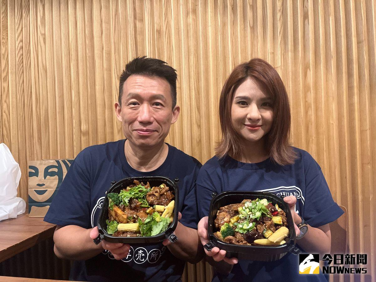 ▲郭子乾（左）爆黃嘉千離婚沒前兆，右為郭靜。（圖／記者侯家瑜攝）