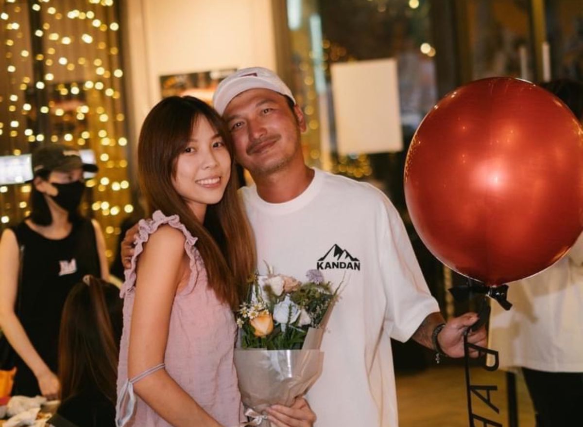 ▲KID（右）和老婆Rita今晚補請婚宴，吳宗憲感性喊話。（圖／翻攝自KID臉書）