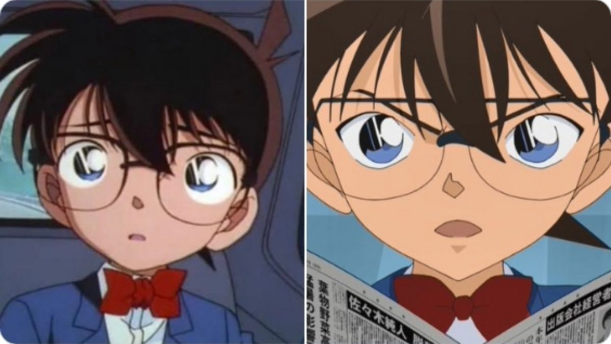 ▲《名偵探柯南》畫風突然大改，讓許多粉絲無法接受，「快還我可愛的柯南」。（圖／翻攝自@seenya_pupupu推特）