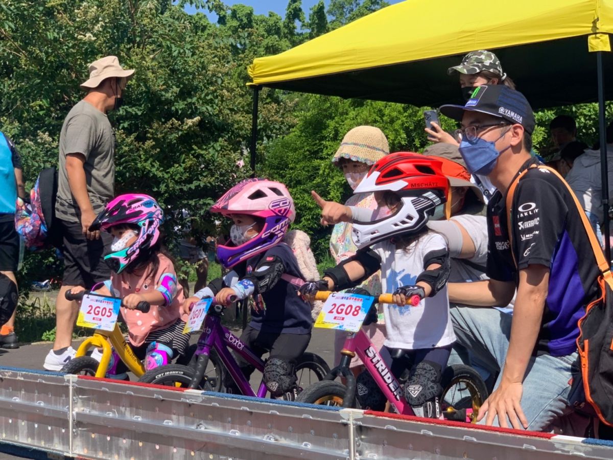 ▲台中市「幼兒滑步車運動」競賽(圖／李中服務處提供2022.7.10)