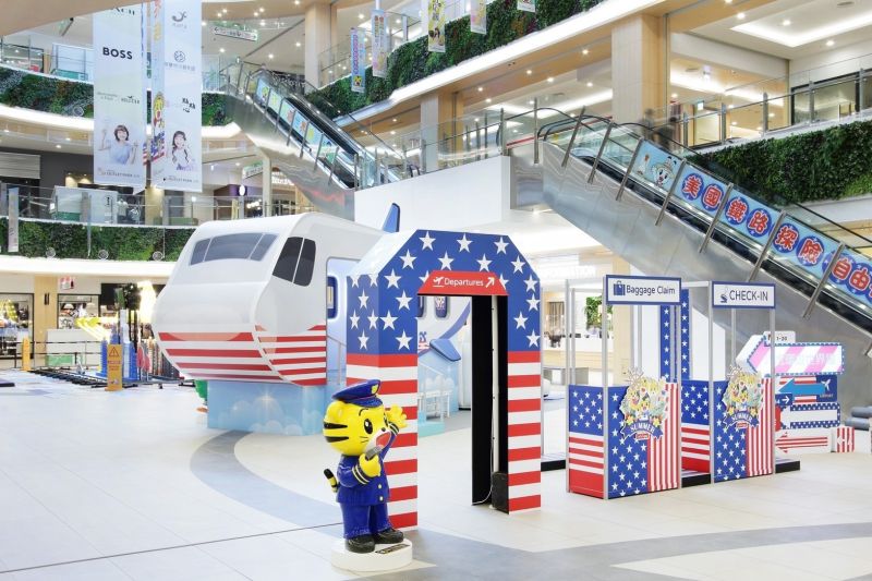 ▲跟著巧虎機長在台南店一起登機囉。(圖/MITSUI OUTLET PARK提供)