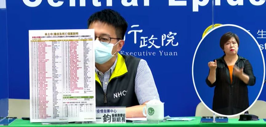 ▲指揮中心醫療應變組副組長羅一鈞說明死亡個案狀況。（圖／指揮中心）