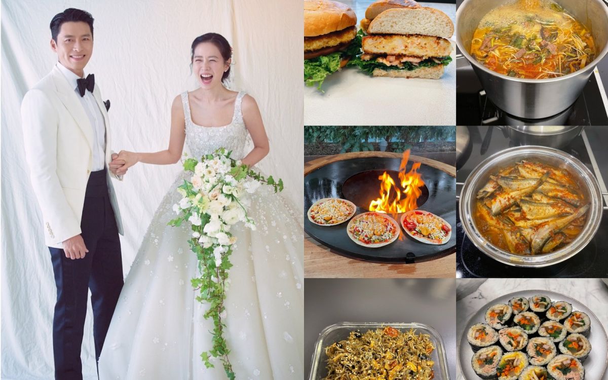 ▲孫藝真自豪秀出親自做的6道菜。（圖／vast.ent、孫藝真IG）