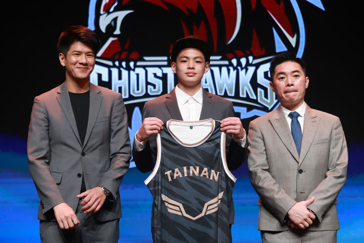 ▲台鋼獵鷹首輪補進谷毛唯嘉。葉政勳攝