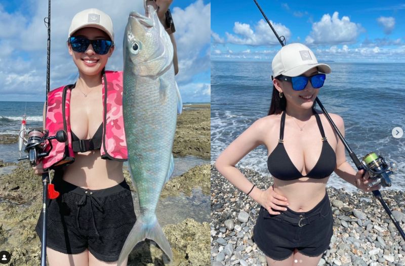 比基尼辣妹「不怕曬」衝墾丁釣魚!萬人噴鼻血:超難專心