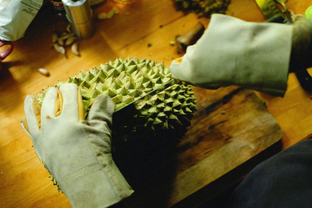 ▲一名網友購買榴槤，回家剖開時卻讓她傻眼了。（示意圖，非當事人／取自unsplash）