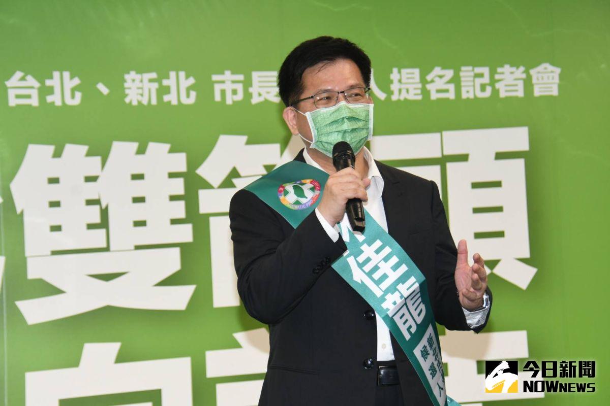 ▲林佳龍參選新北市長，力阻侯友宜連任。（圖／記者林調遜攝，2022.07.13）