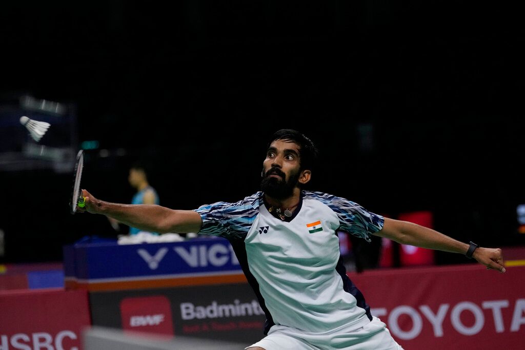 ▲印度前世界球王Srikanth Kidambi。（圖／美聯社／達志影像）