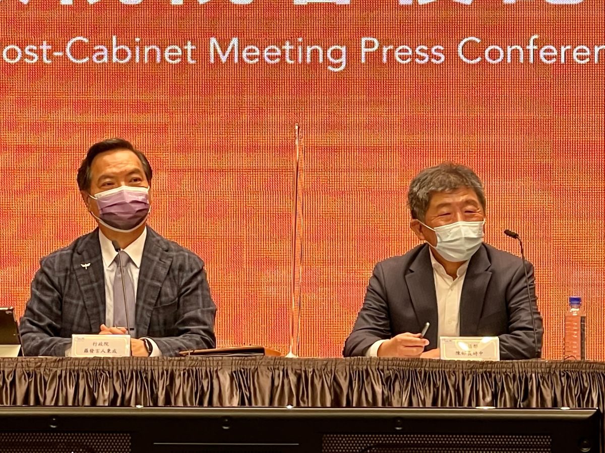 ▲衛福部長陳時中今（14）日正式向行政院提出辭呈。（圖／記者王敏旭攝，2022.07.14）