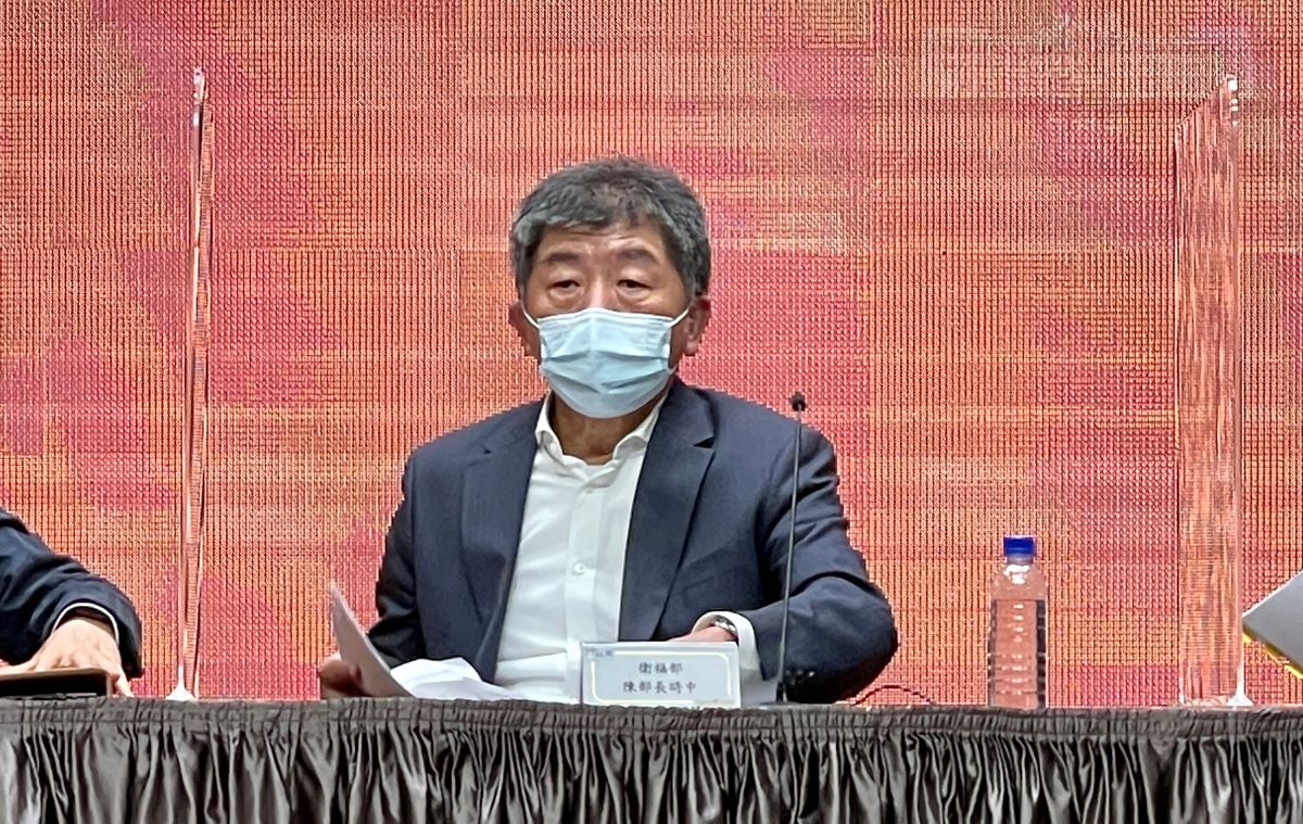 ▲衛福部長陳時中今正式向行政院提出辭呈，並投入台北市長選戰。（圖／記者王敏旭攝，2022.07.14）