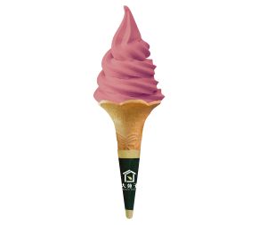 ▲大苑子今（15）日起推出「葡萄玫瑰霜淇淋」，限定市府夢想店每周五、六、日販售。（圖／業者提供）