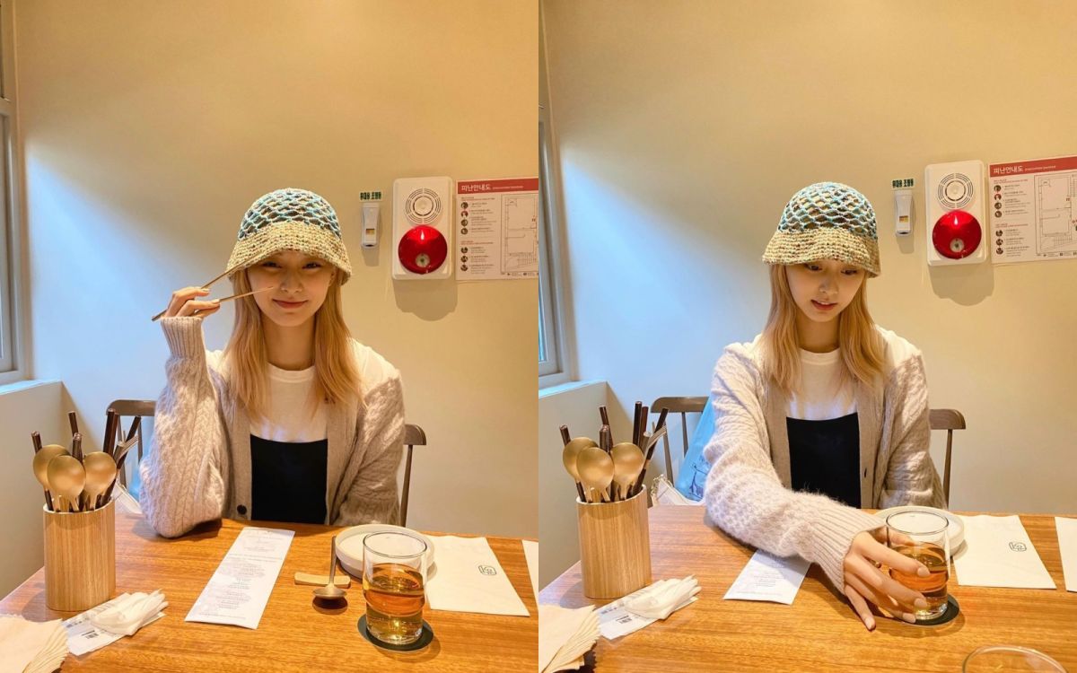 ▲子瑜10日公開3張彷彿「男友視角」的約會照。（圖／子瑜IG）