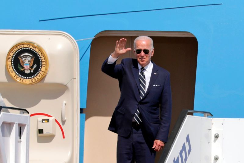 拜登從以色列直飛沙烏地　美國總統第一人
