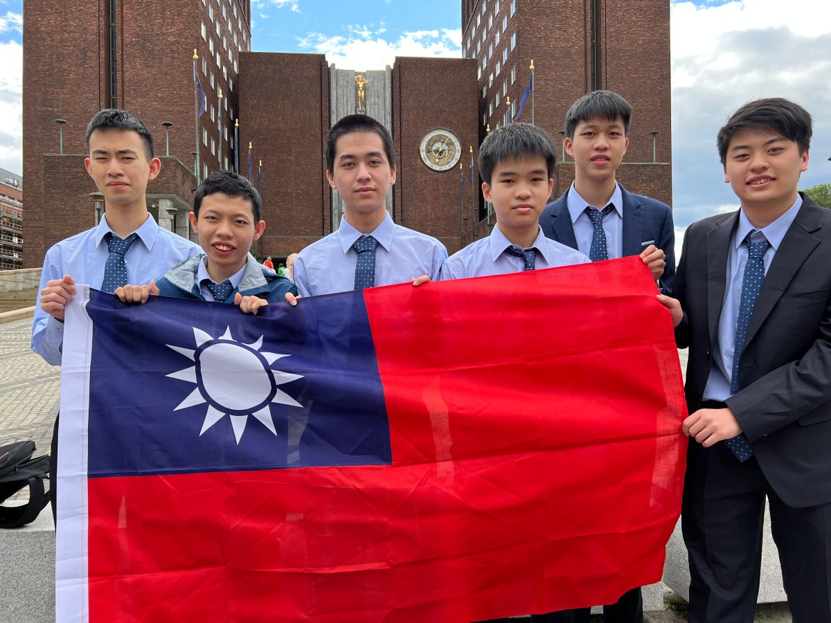 ▲2022年「第63屆國際數學奧林匹亞競賽」15日傳來捷報，我國共獲得1金、2銀、3銅，成績國際排名為第14名。（圖／教育部提供）