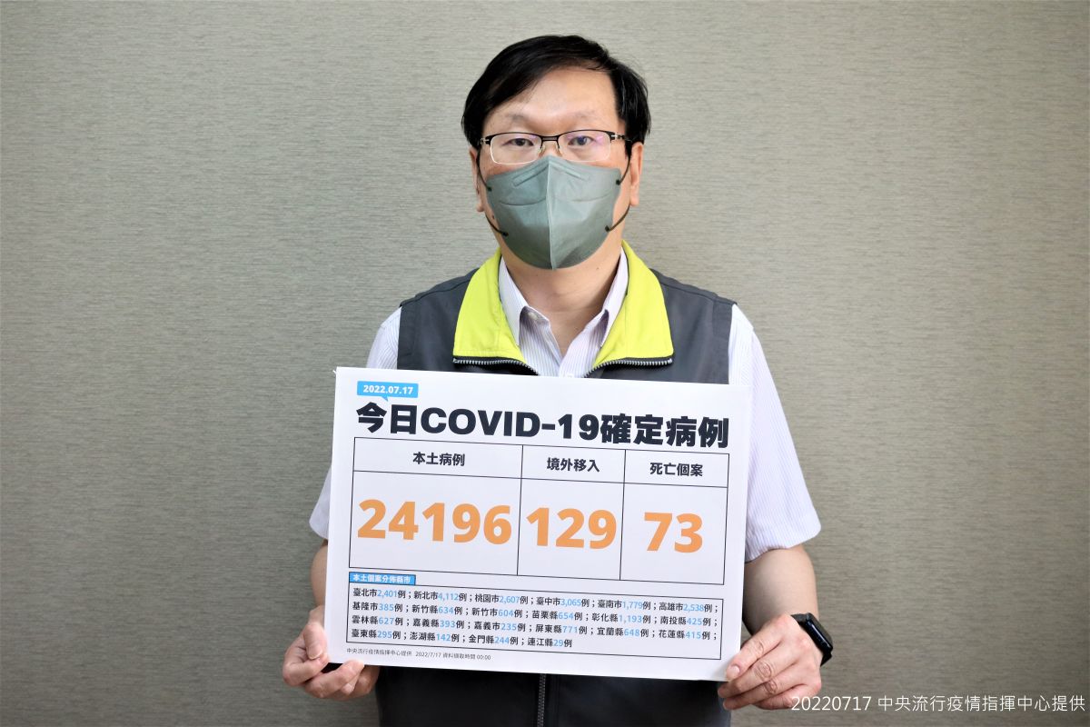 ▲中央流行疫情指揮中心發言人莊人祥說明國內本土兒童重症個案狀況。（圖／指揮中心）