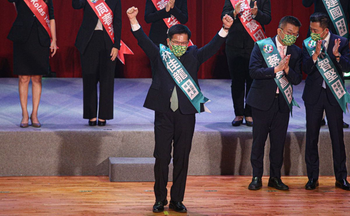 ▲民進黨新北市長參選人林佳龍參選以來主導議題，聲勢高漲。（圖／記者葉政勳攝）