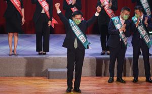 民進黨新北市長參選人林佳龍 ▲民進黨新北市長參選人林佳龍。(圖/記者葉政勳攝,2022.07.17)