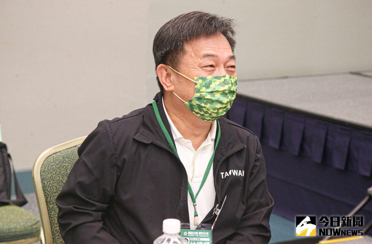 ▲林錫耀表示，與其在選舉採取請辭的手段，不如打正規戰，用個人優質條件與訴求爭取民眾支持。（圖／記者葉政勳攝）