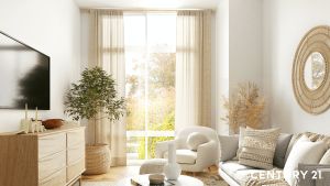 ▲折景簾是最常見的窗簾類型。（圖／21世紀不動產提供）