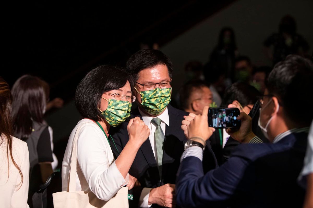 ▲林佳龍參選新北市長，蘇巧慧等蘇系立委擔任要職，齊阻侯友宜連任。（圖／翻攝自蘇巧慧臉書）