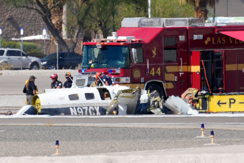 拉斯維加斯機場小飛機相撞　釀4死
