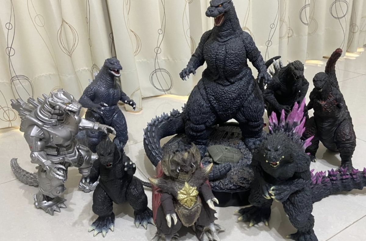 ▲一名人妻日前將老公珍藏的「哥吉拉公仔」私下送給親戚的小孩，結果老公得知之後爆氣離家，甚至提出離婚，引起熱議。（圖/爆廢公社）