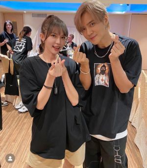 橘子參與羅志祥演唱會的演出,和羅志洋開心合照。(圖/擷取自橘子IG) ▲橘子參與羅志祥演唱會的演出,和羅志洋開心合照。(圖/擷取自橘子IG)