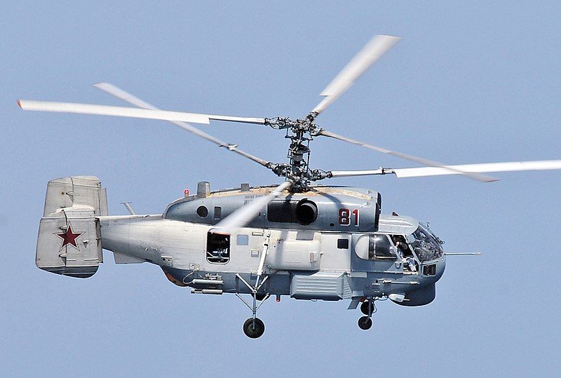 ▲共軍Ka-28反潛直升機為俄羅斯Ka-27的外銷型號。(圖／美國海軍)