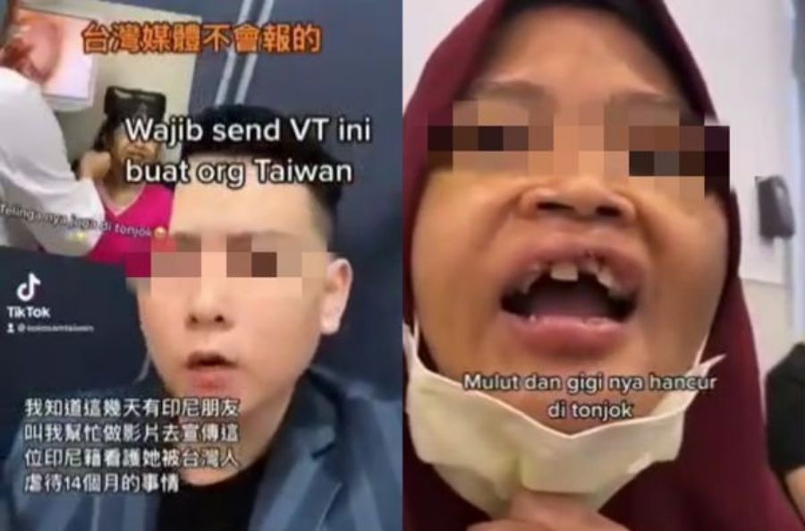 ▲一位印尼籍逃逸女移工疑遭到台灣雇主夫妻凌虐軟禁，檢方今（18）日拘提雇主夫妻到案說明。（圖／翻攝自爆料公社臉書）