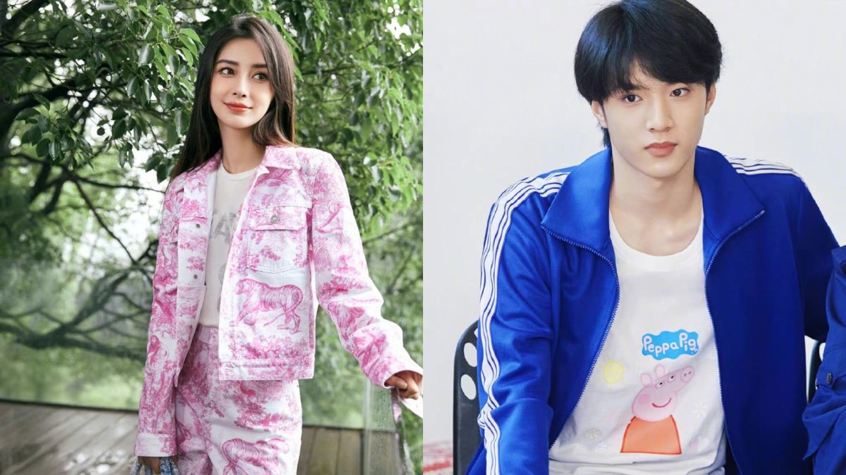 ▲Angelababy（圖左）被爆獨愛16歲小鮮肉劉耀文（圖右）。（圖／翻攝自微博）